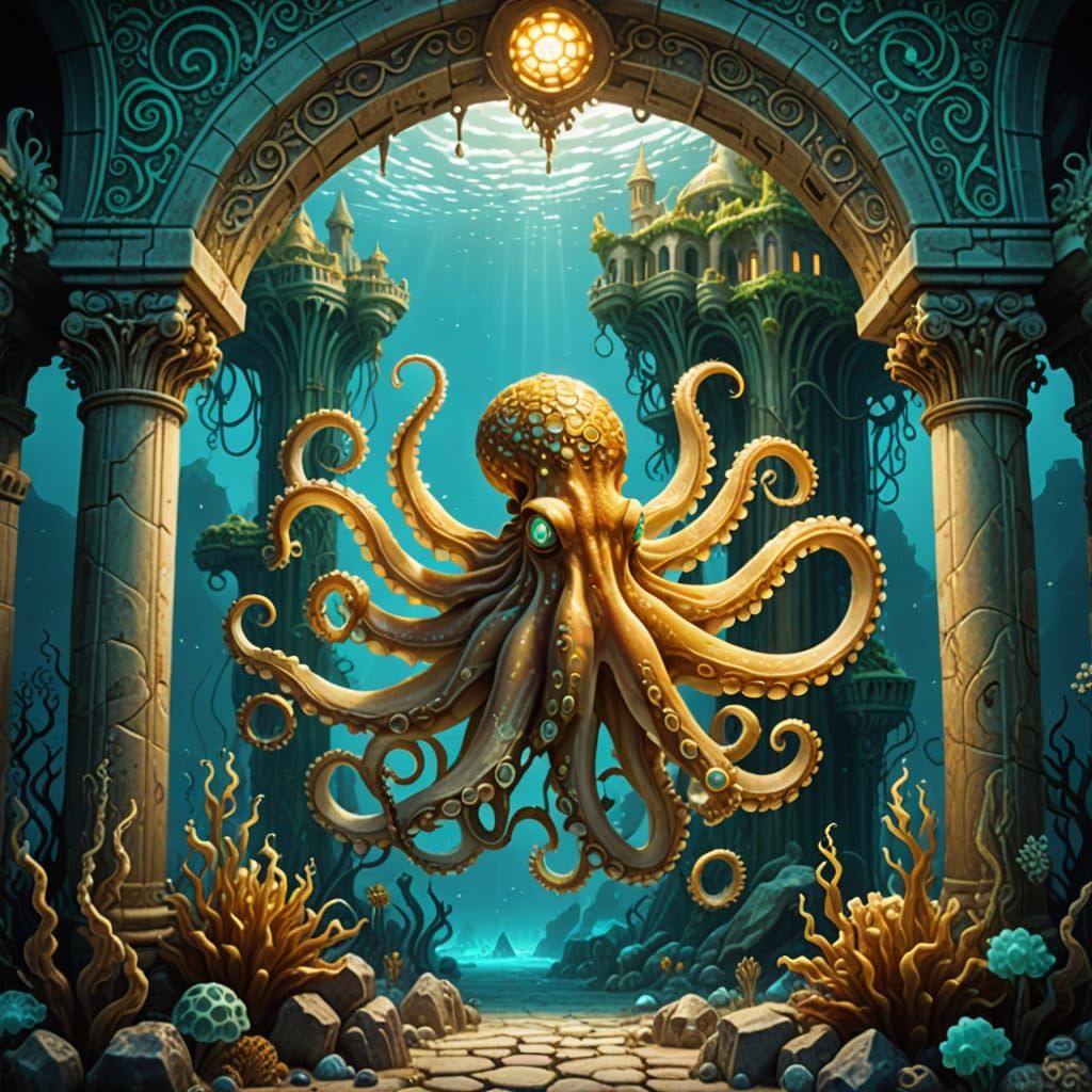 Byzantine Masterpiece of an Ancient Octopus God