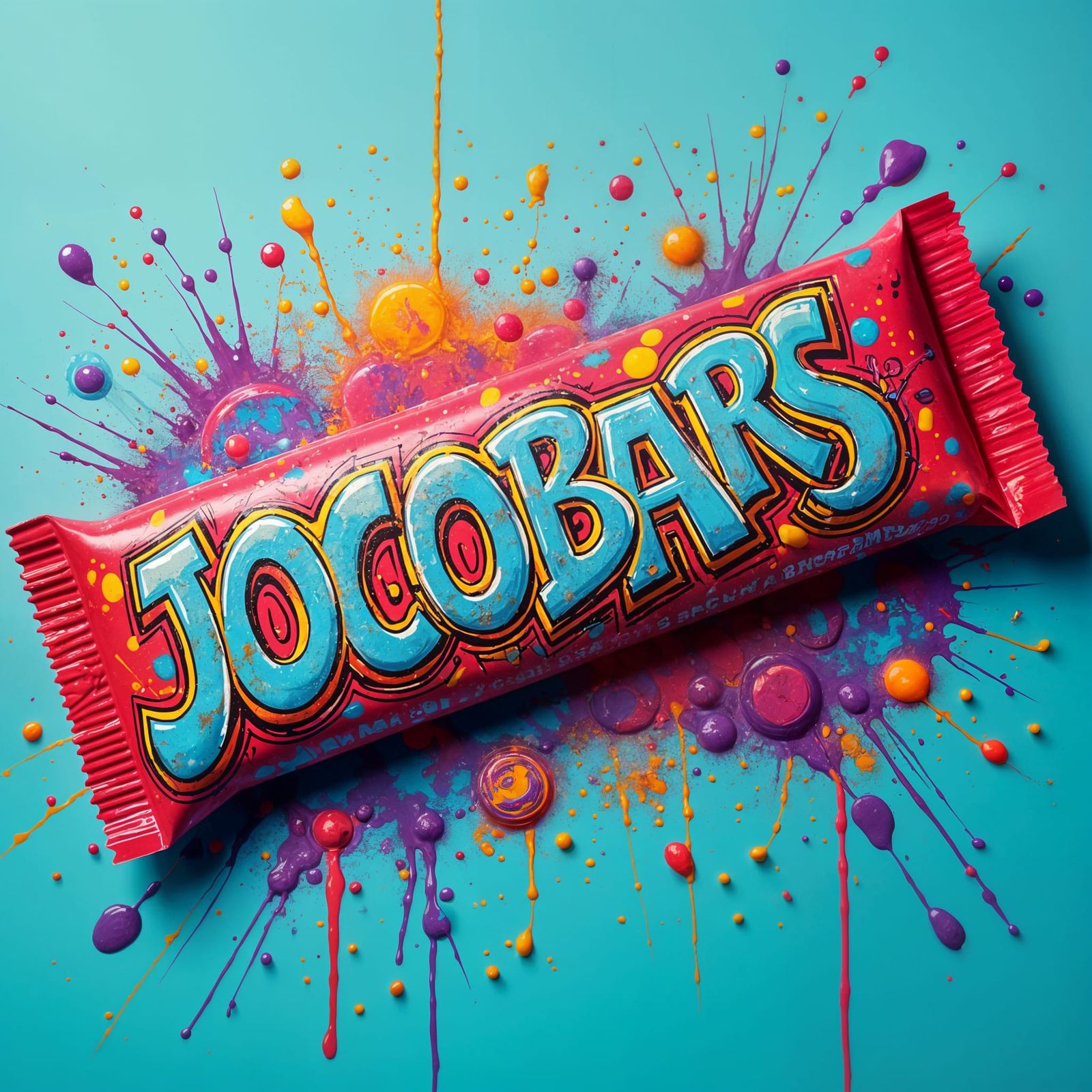 Dynamic Graffiti Candy Bar Album Cover Art