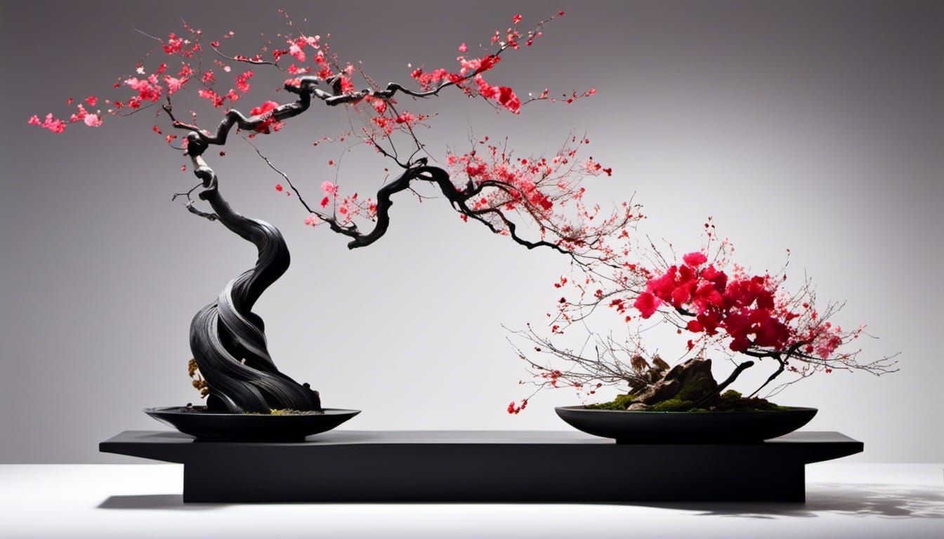 Abstract flower arrangement