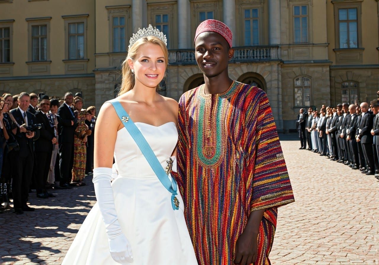 Royal Meeting: Swedish Princess and Sudanese Refugee