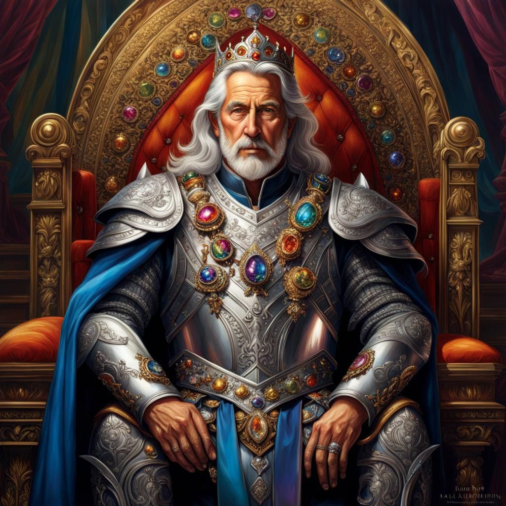 King in silver