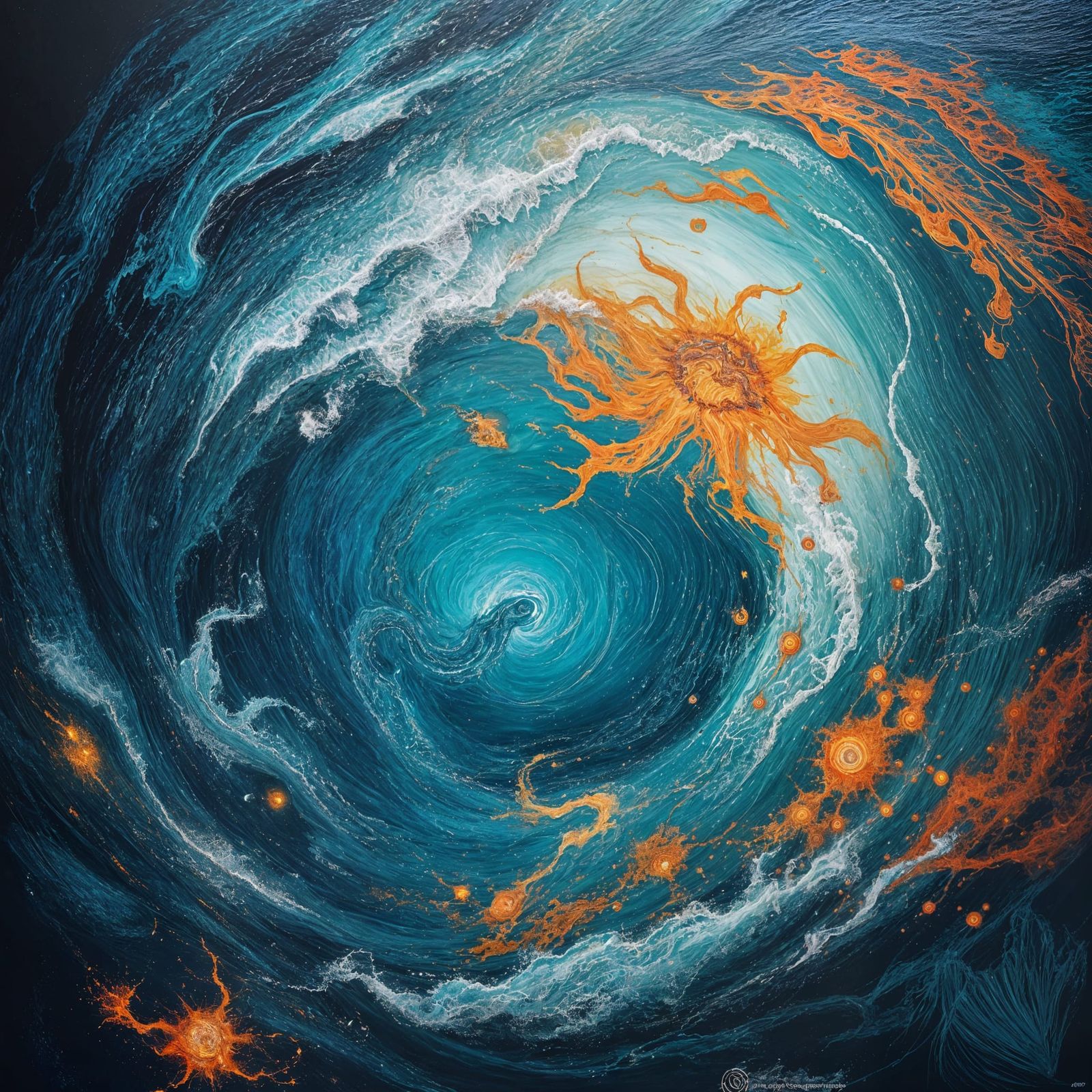 Deep Ocean Abstract Expressionism: Pressure, Bioluminescence...