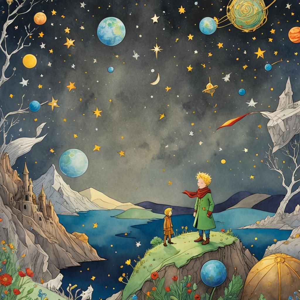 The Little Prince: A Neo-Impressionist Journey