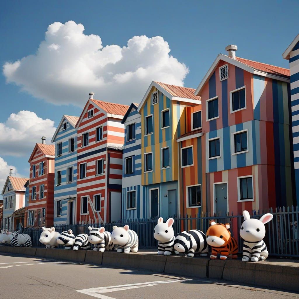 cute creepy striped happy things