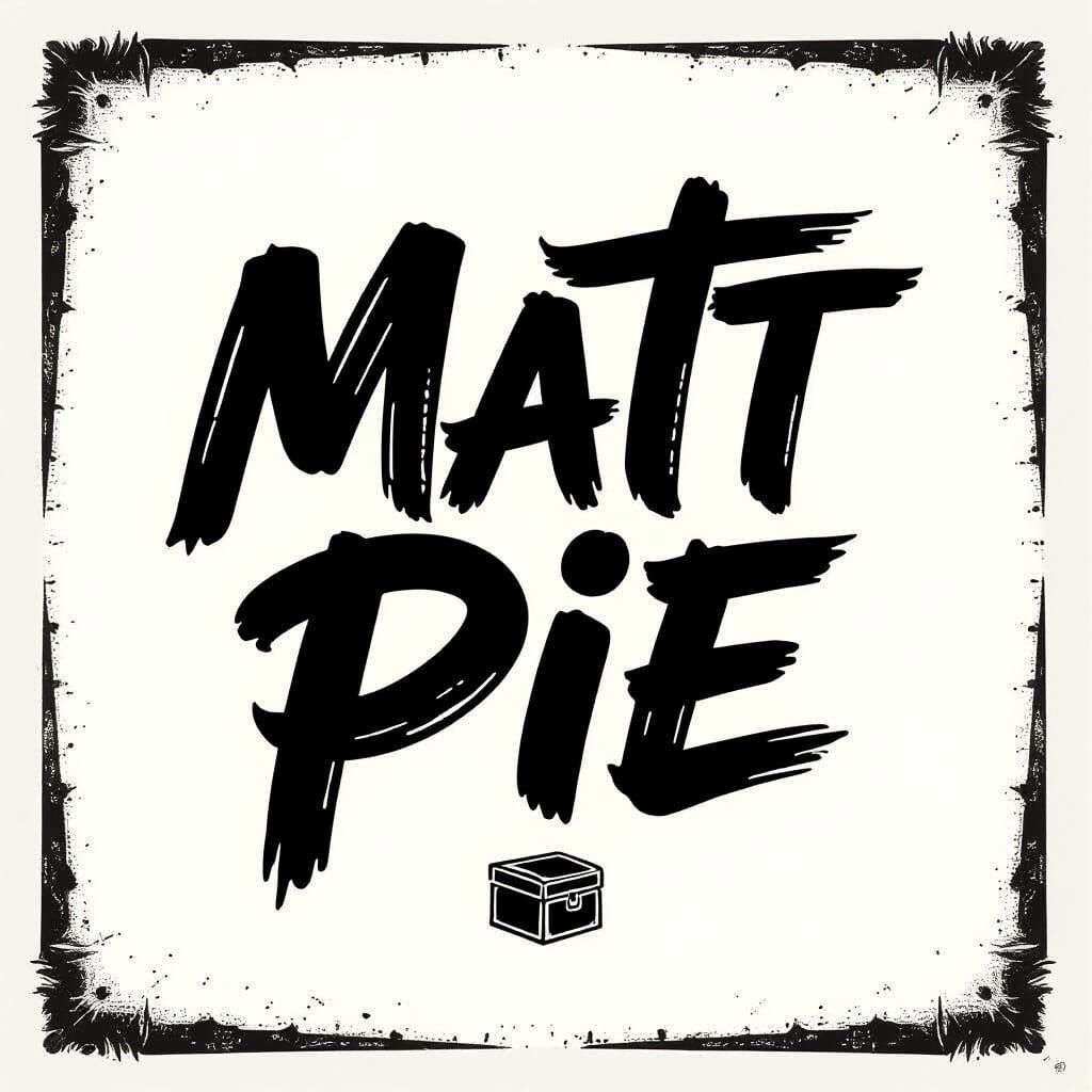 MATT PIE Bold Brush Typography Street Art