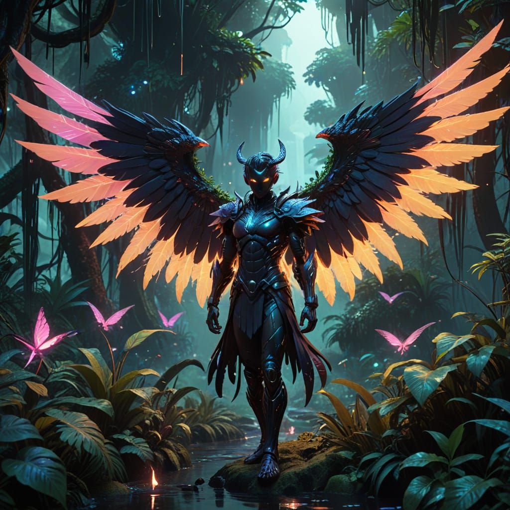 Cyberpunk DhamSphearal Unleashes Elemental Fury in Vibrant J...