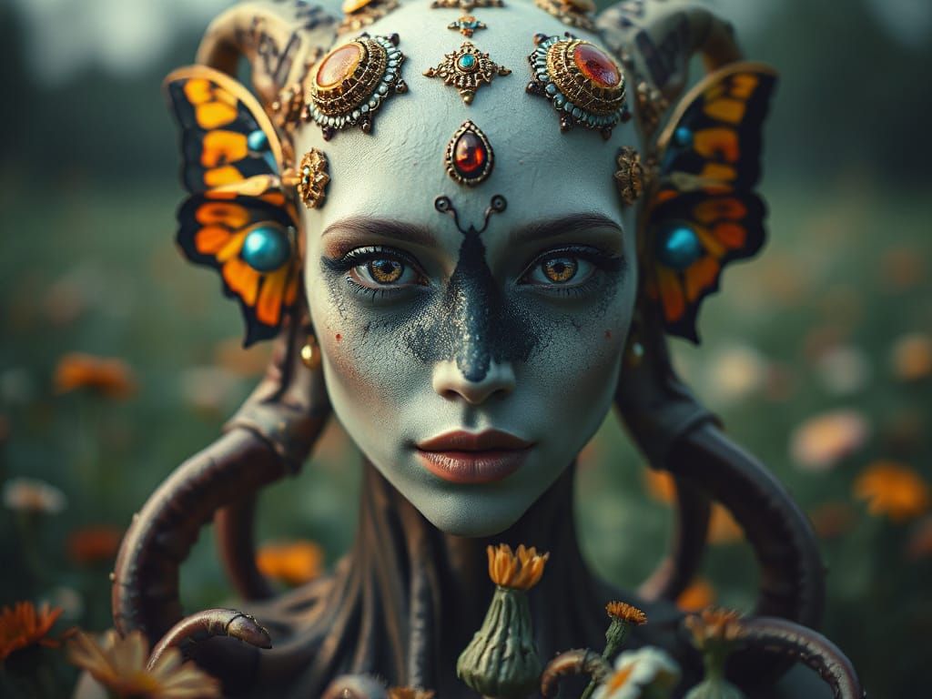 Opal Abyss Metamorphosis: A Surreal Kaleidoscopic Vision