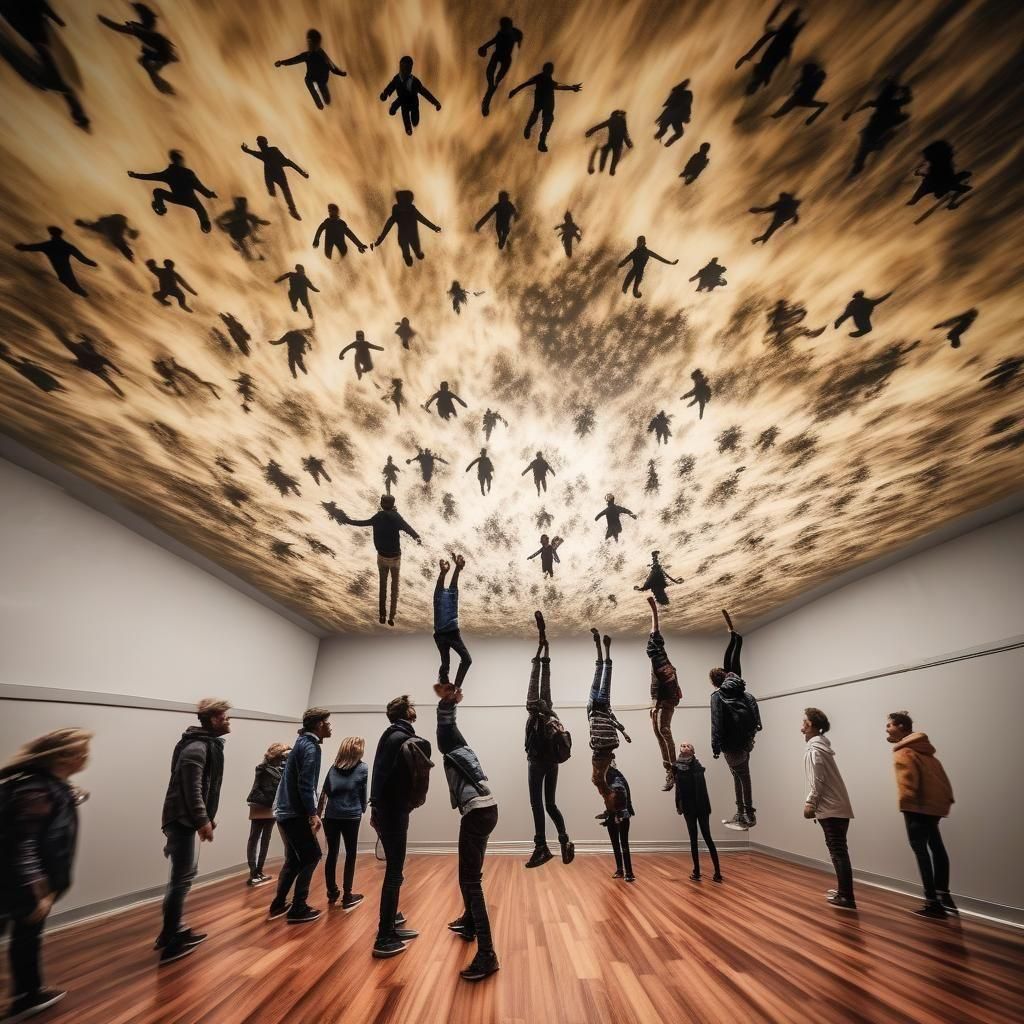 Upside Down Inversion: People Walking on Ceiling