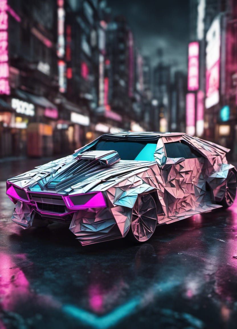 Cyberpunk papercraft