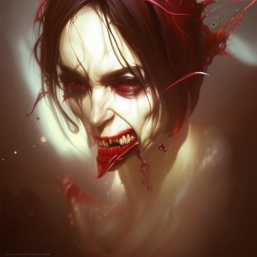 Demonic Ant Portrait in Hyperdetailed Style