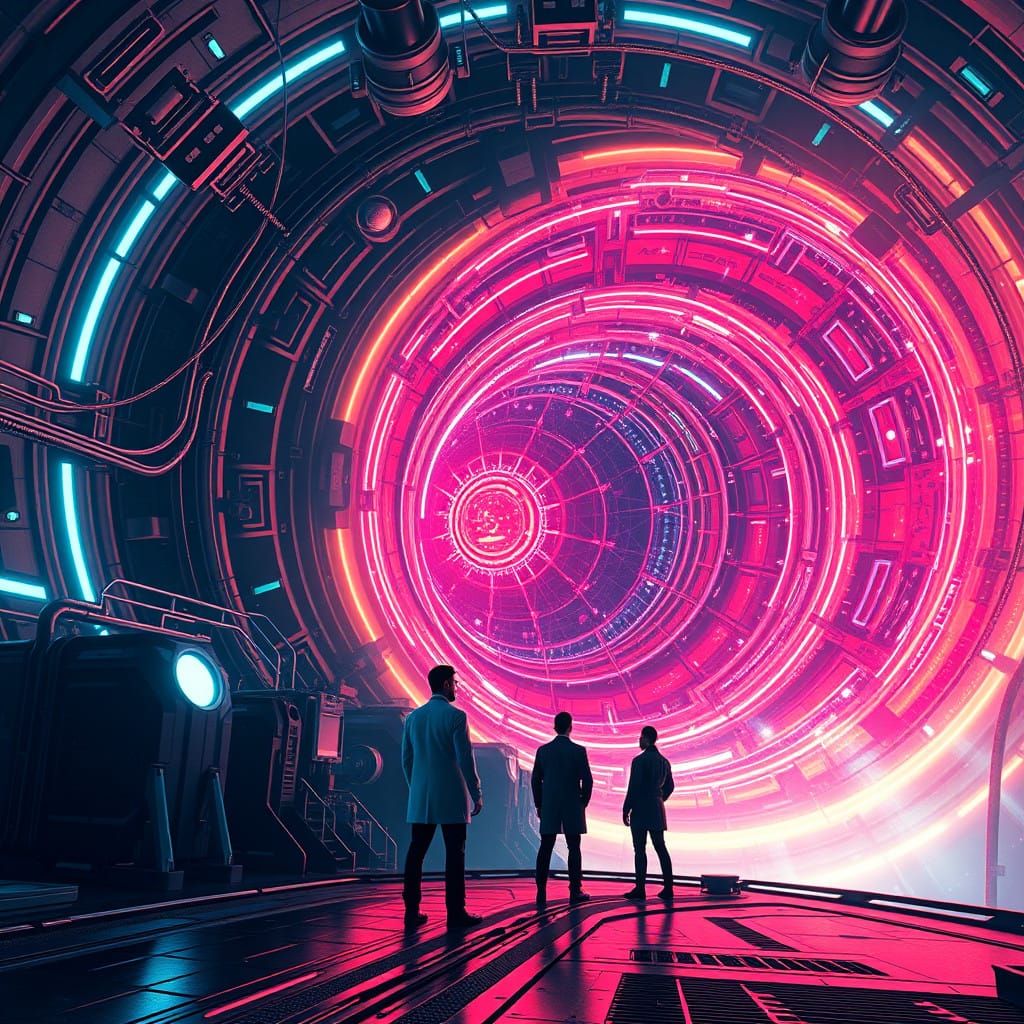 Futuristic Scientists Unleash Dark Matter Accelerator in Fou...