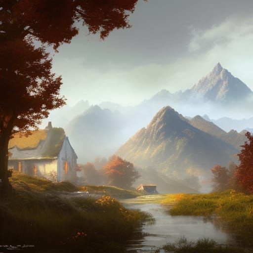 Small mountain cottage