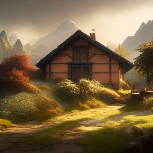 House in the mountains