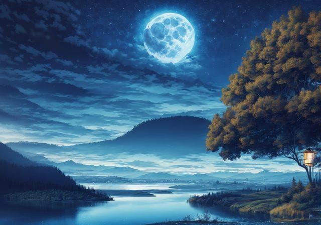 Peaceful Waterside Scene