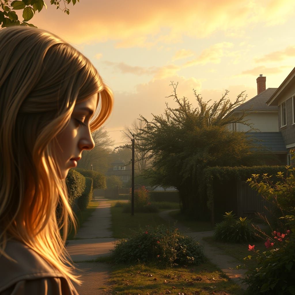 Suburban Secrets in Soft Golden Light