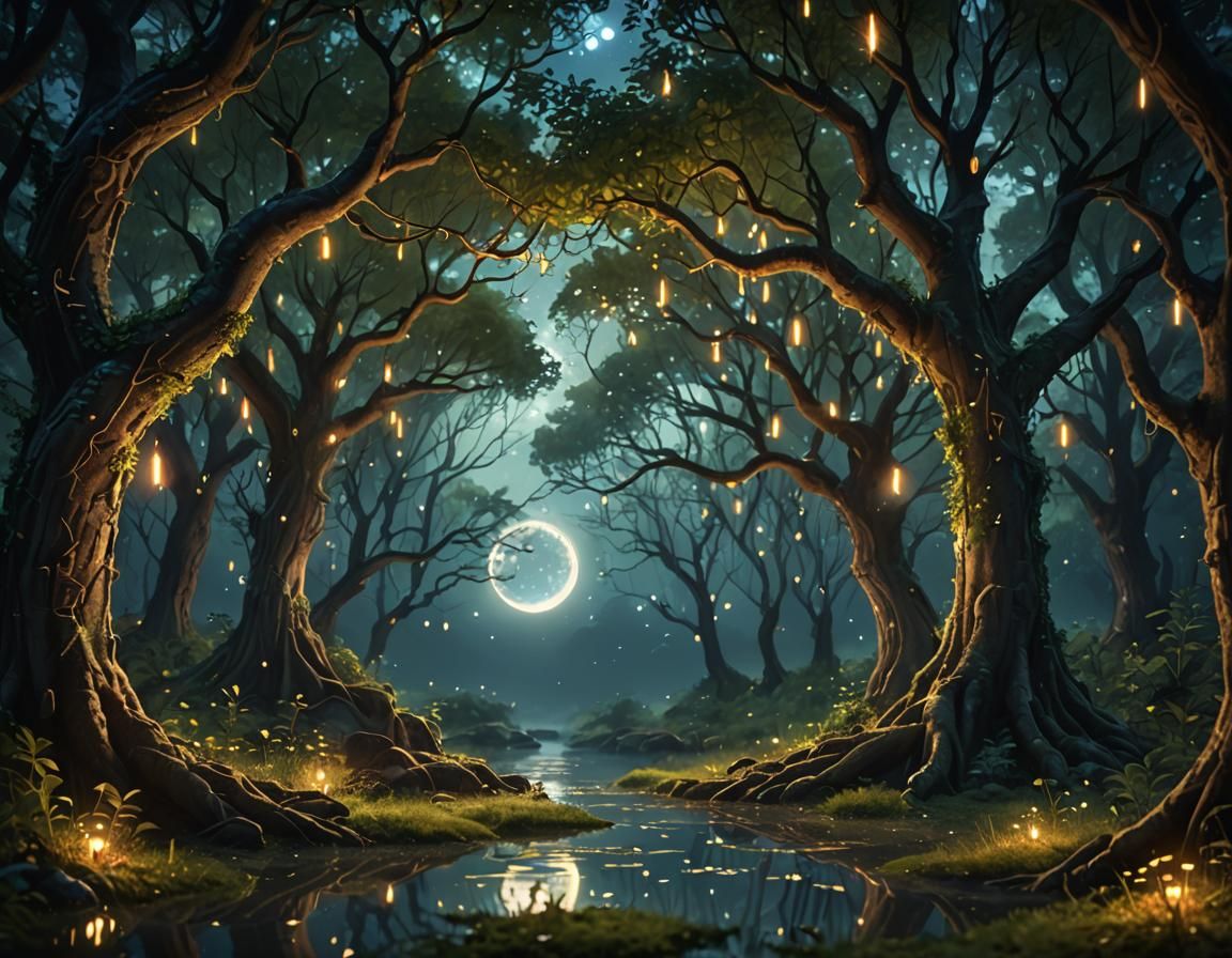 magic moonlit grove