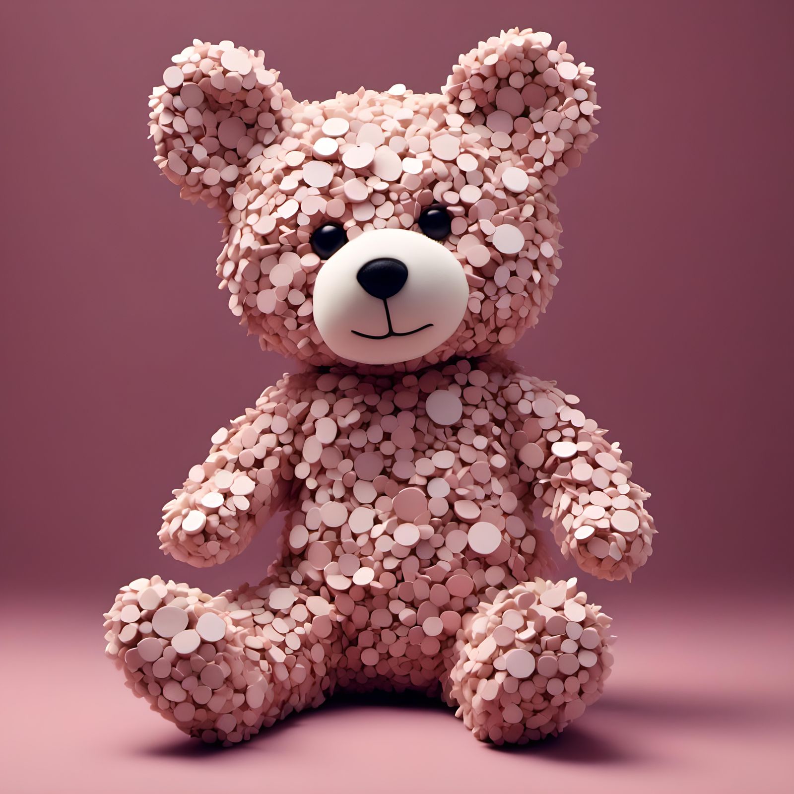 Video Game Style Teddy Bear