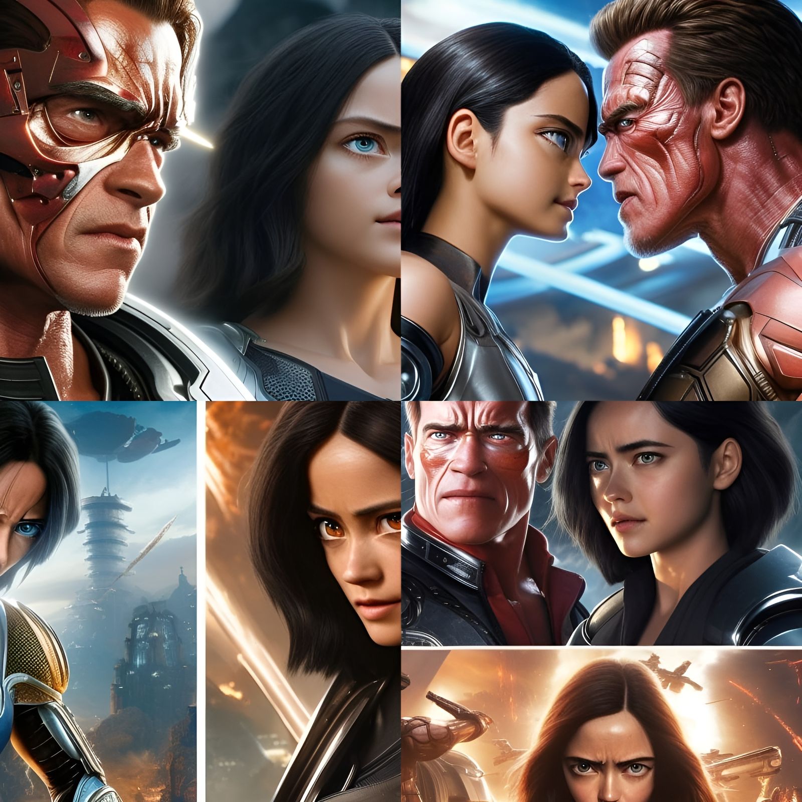 Alita vs Terminator: Epic 8k Confrontation