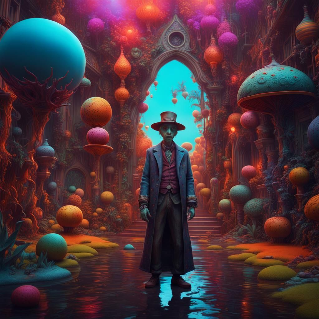 Surreal Trippy Character Inspired by Little Nightmares