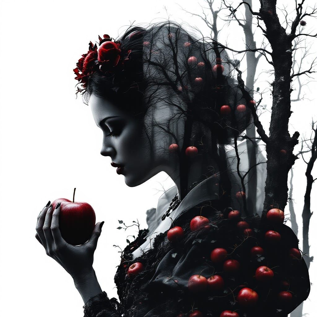 Dark Fairy Tale Double Exposure