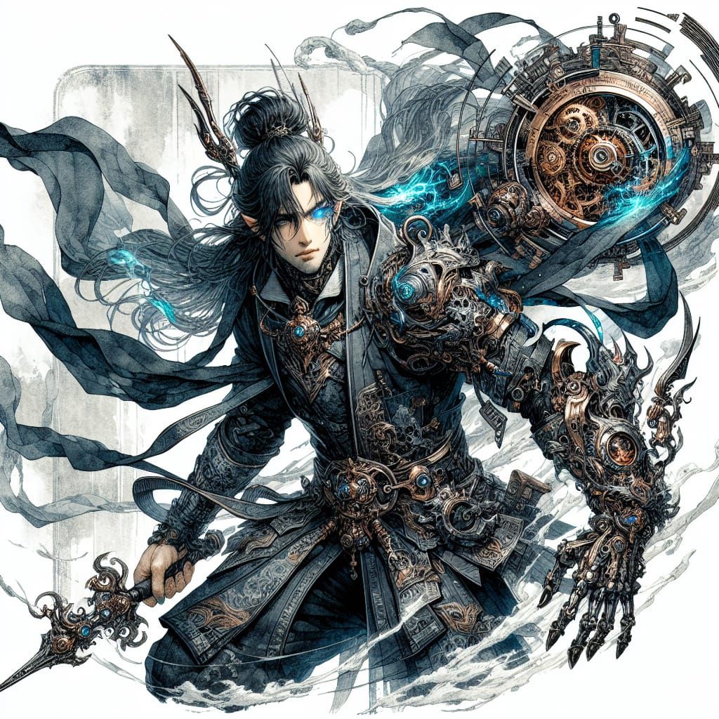 Clockwork Warrior in High Fantasy Armor