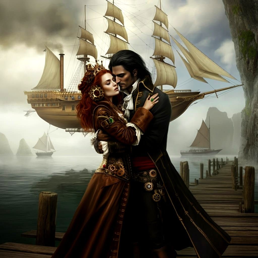 Pirate Queen in Steampunk Fantasy