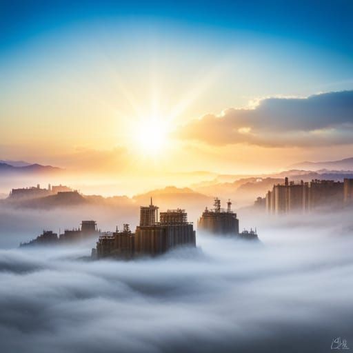 Heavenly Sunshine Over North Korea