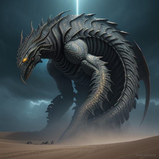 Stormbound Creature in Whirlwind Dunes