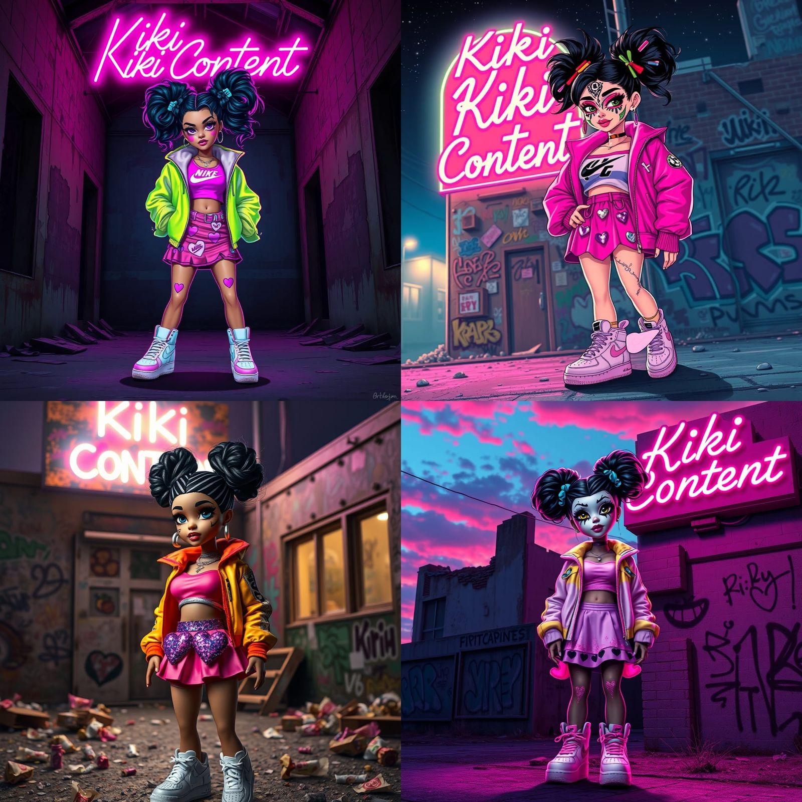 Bratz Doll Carnival Queen in Candy Art Style