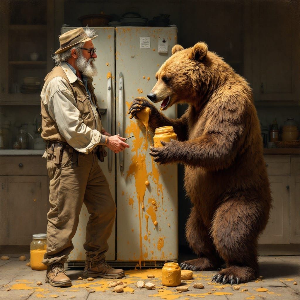 Dr. Dolittle Chats with Peanut Butter Loving Grizzly