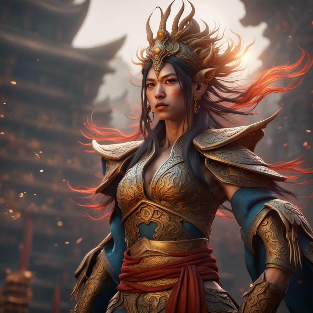 Seraphim Sun Wukong: Detailed Fantasy Concept Art