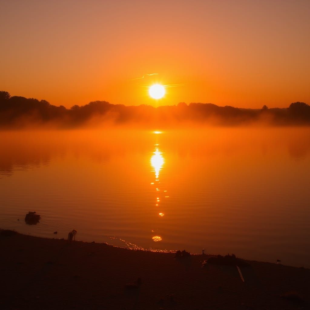 Sunset Serenade: A Moment of Reflection