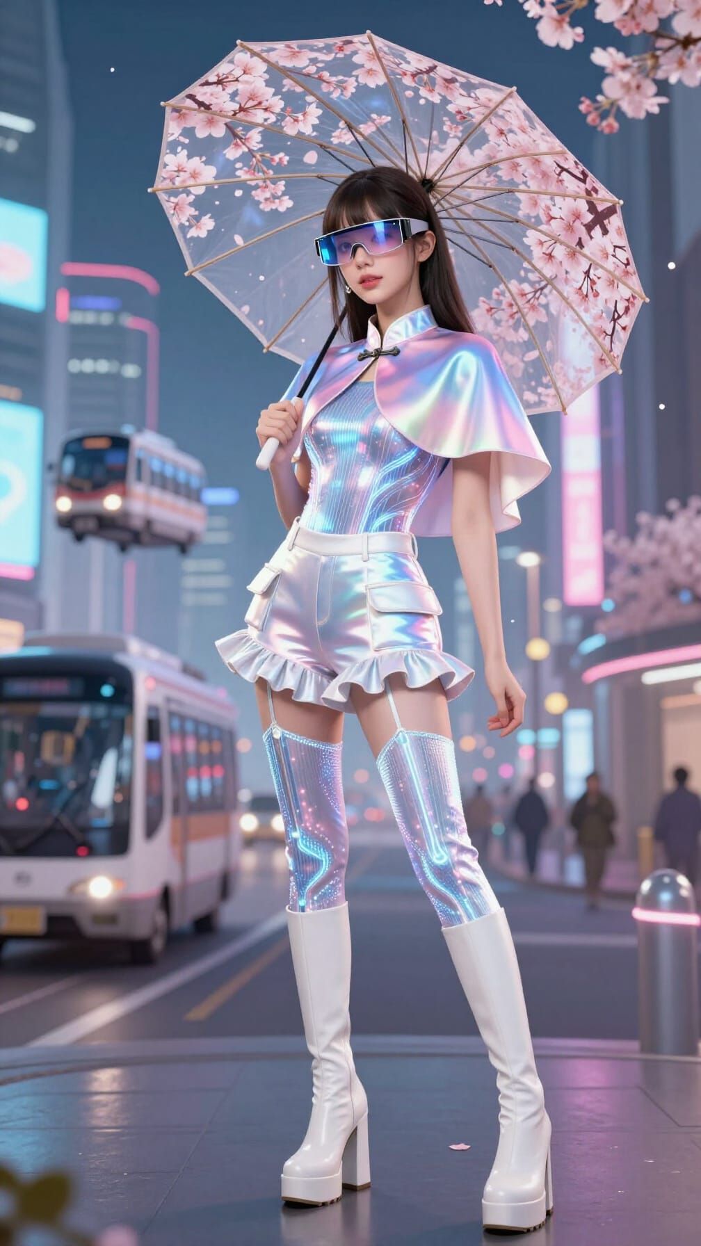 Futuristic Tokyo Fashion with Smart Textiles