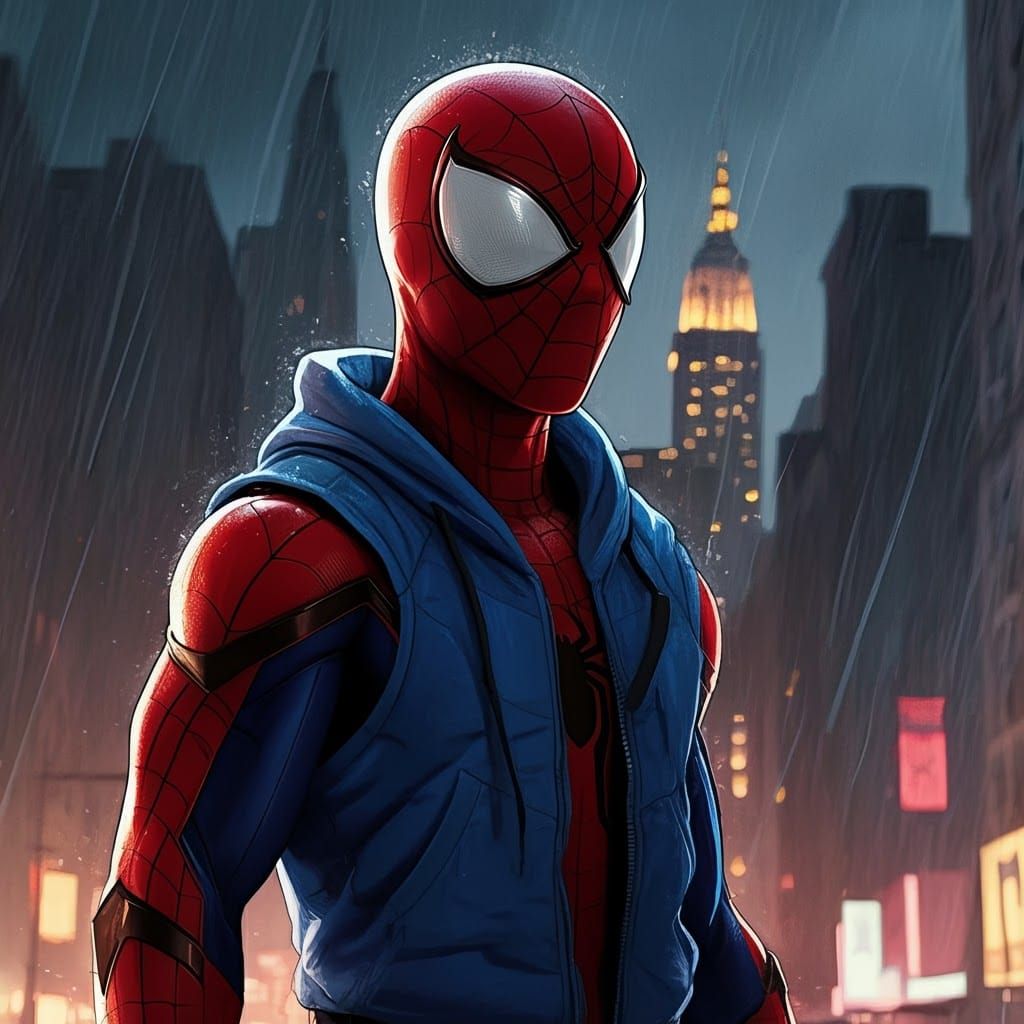 Scarlet Spider in New York City, Comic Book Style