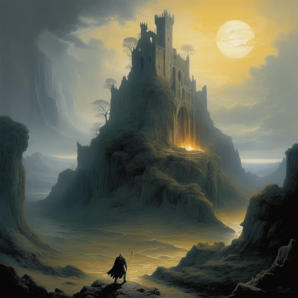 Majestic Celtic God Rises from Battle Scars