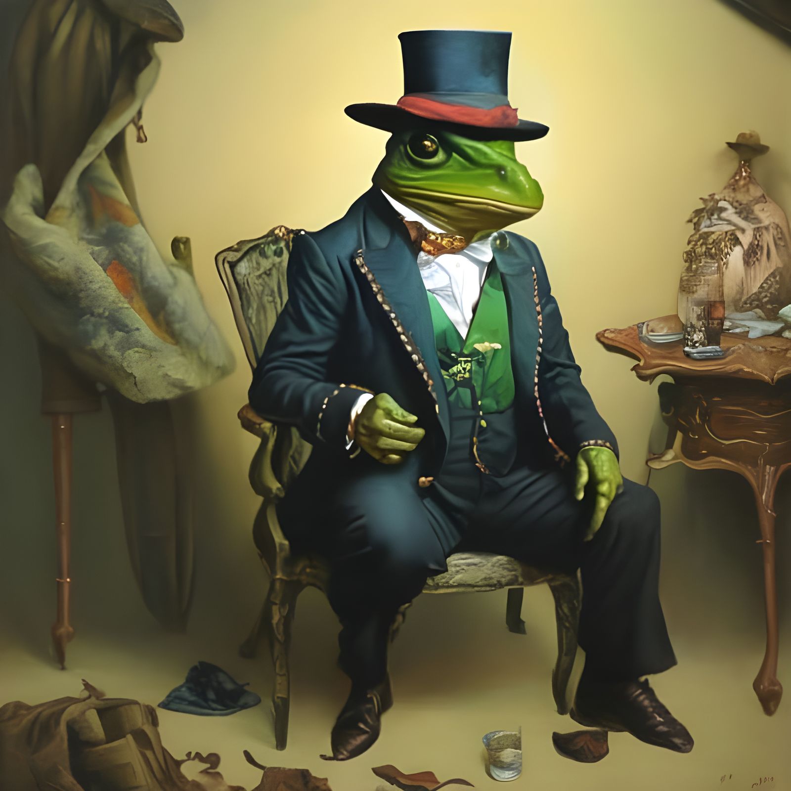 Victorian frog
