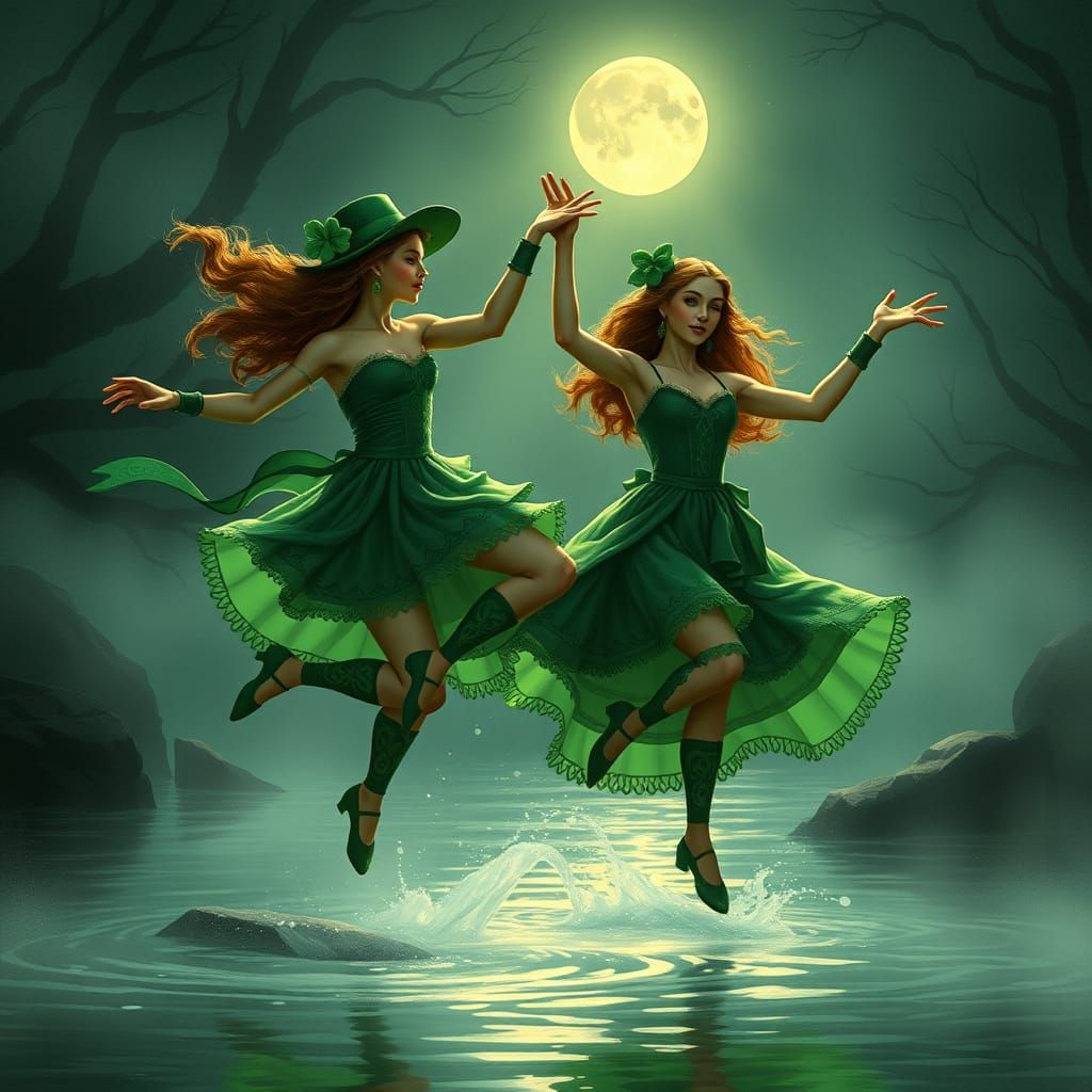 River Dancers in Vibrant Celtic Splendor