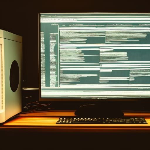 Hyperrealistic Computer with Intricate Details in HDR