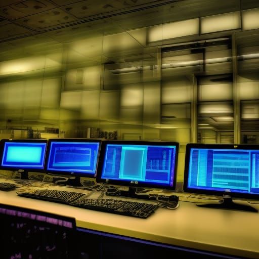 Hyperrealistic Computer with Intricate Details in HDR