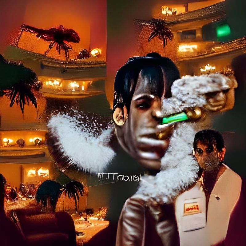 Travis Scott as Tony Montana