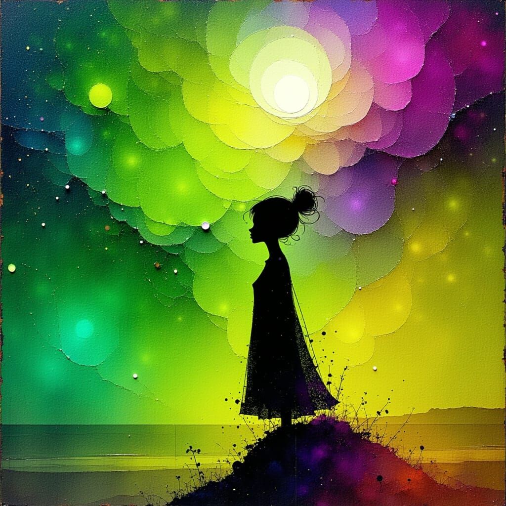 Intimacy Guru in Alex Grey Mystical Style