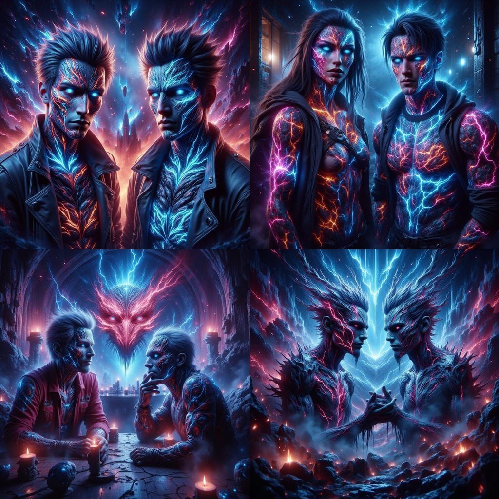 Juggalos on Podcast Interviewing Artist in Holographic Style