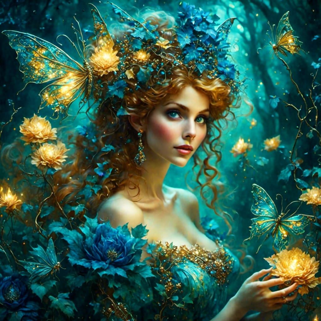 Bedazzling Fairy Scene with Creepy Cool Ambience