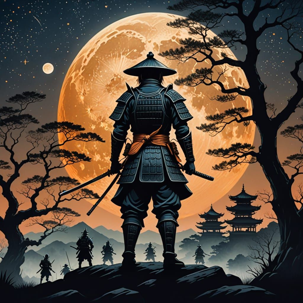 Full moon samurai