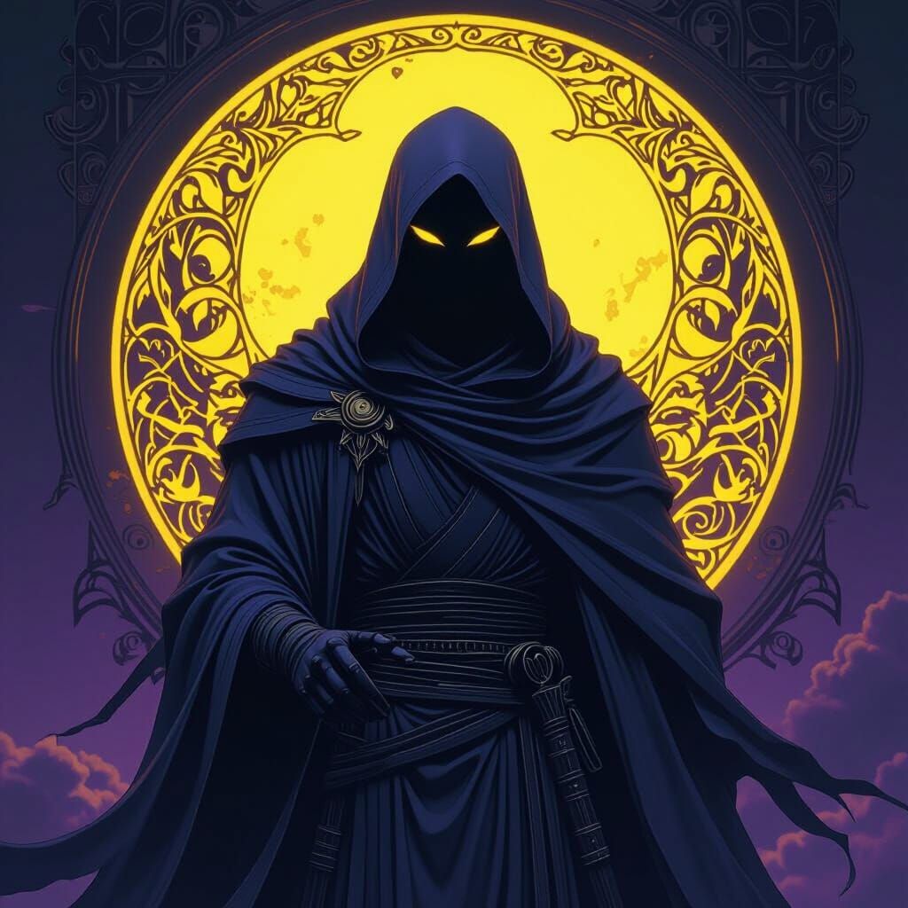 Dark Fantasy Ghost Masterpiece with Volumetric Lighting