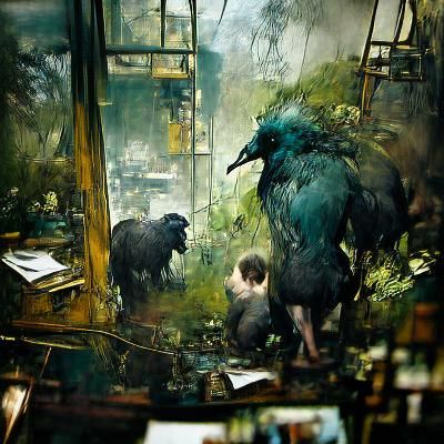 Photorealistic Jungle Double Exposure Masterpiece