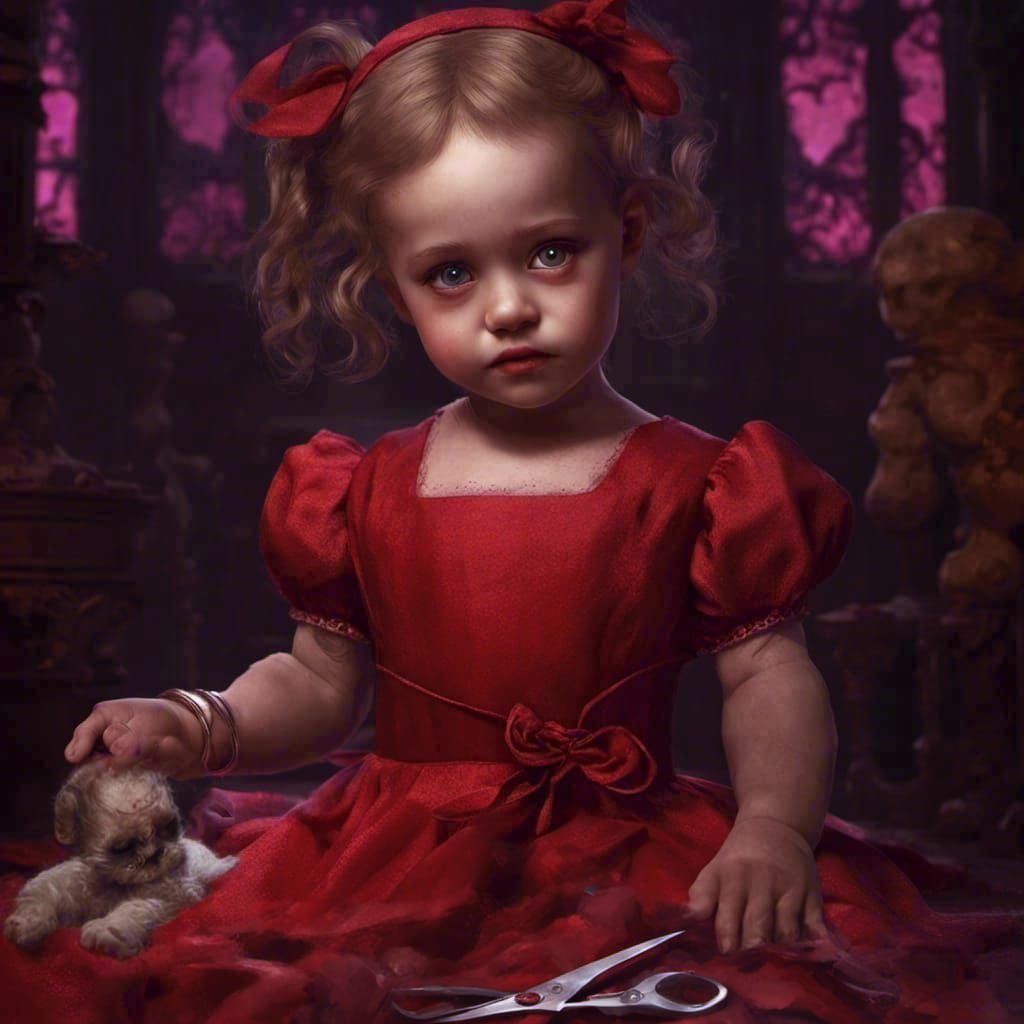 Miss Scarlet in the Study with the Scissors