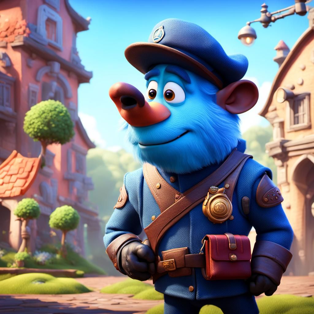 Nord VPN Pixar Style 3D Render