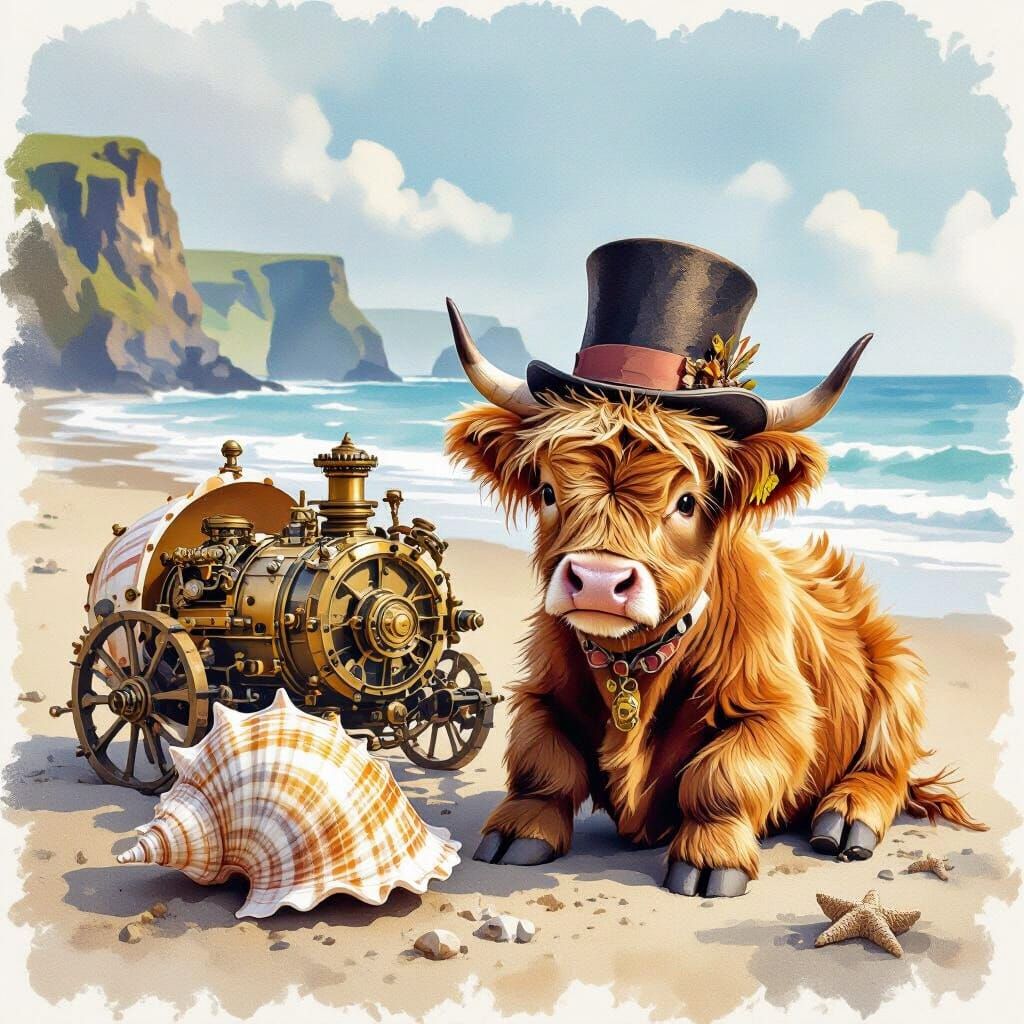 cutey steampunker cow