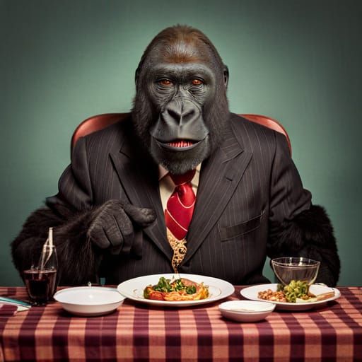 Dine like a gorilla